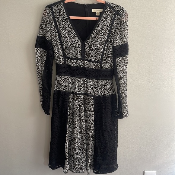 Burberry, with Tags. Leopard, lace dress. Size 0 - Picture 2 of 4